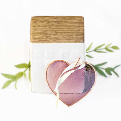 Granddaughter Keepsake Gift – Handmade Glass Heart 40463