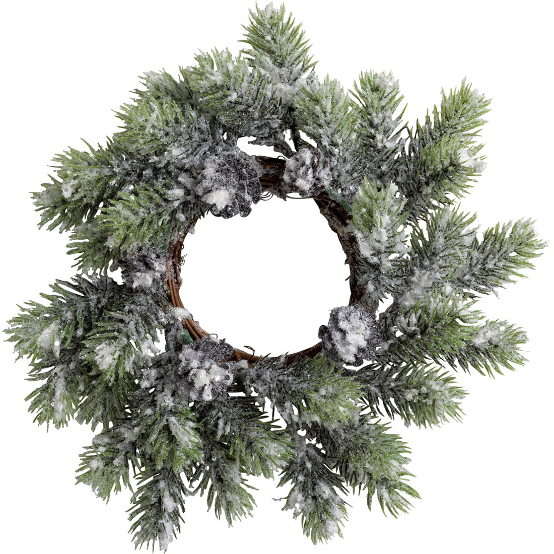 Flocked Pine Wreath