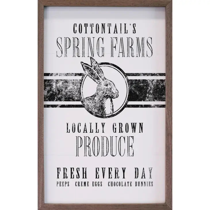 Cotton Tails Sign