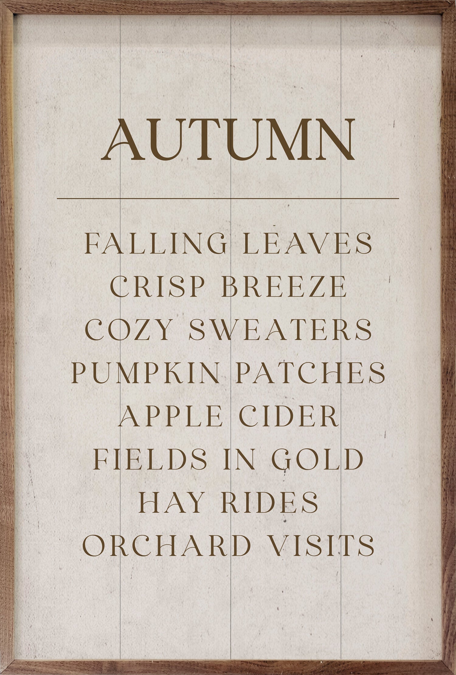 Autumn Comforts