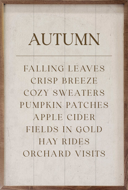 Autumn Comforts