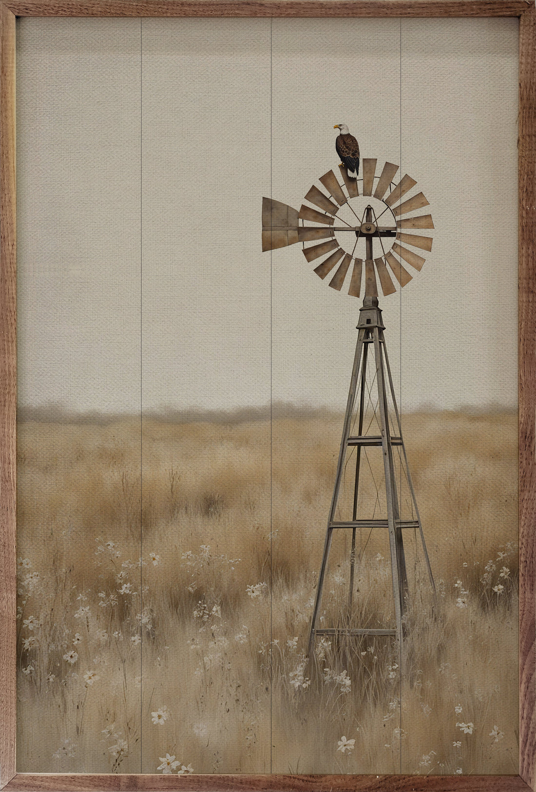 Eagle On Windmill