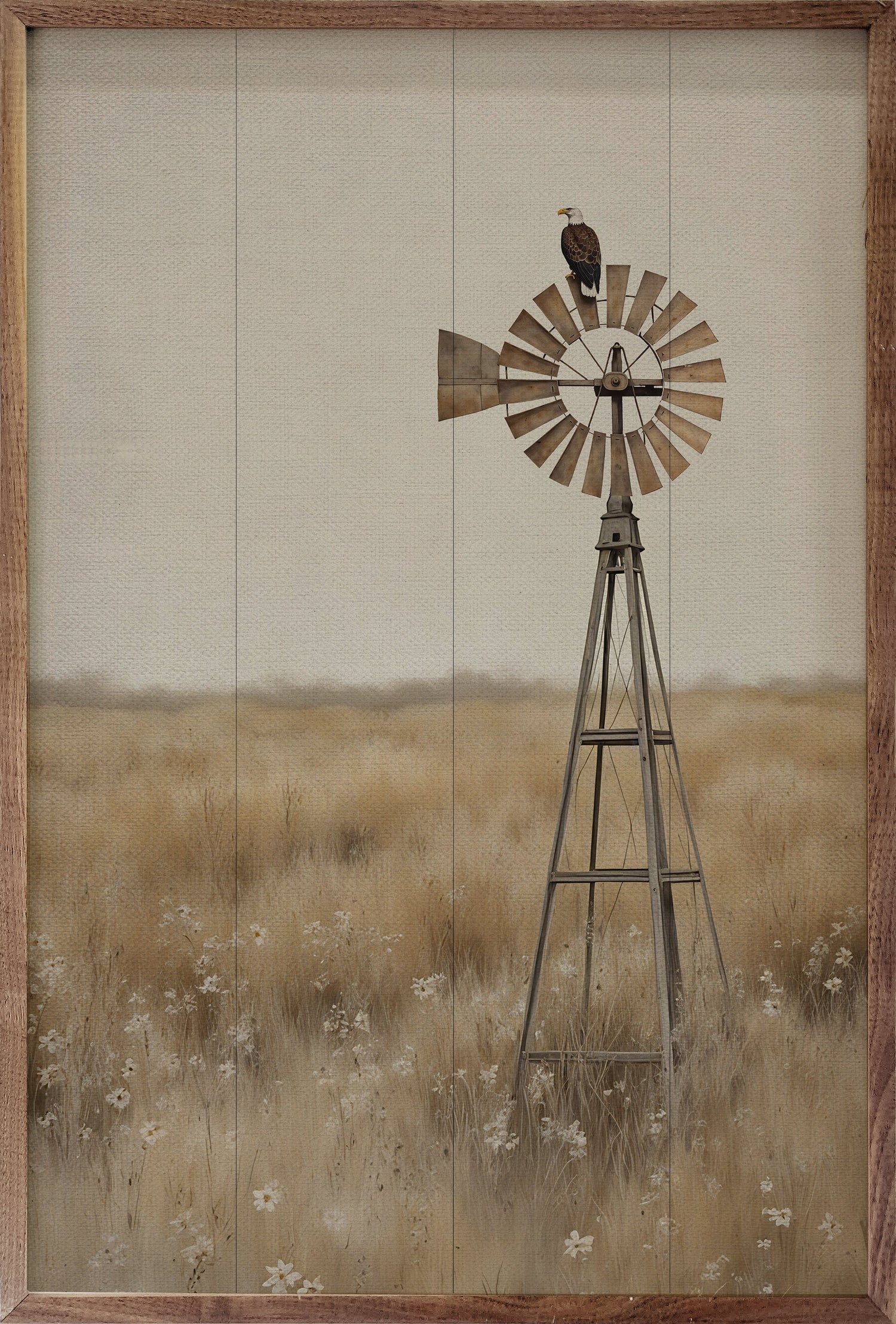 Eagle On Windmill
