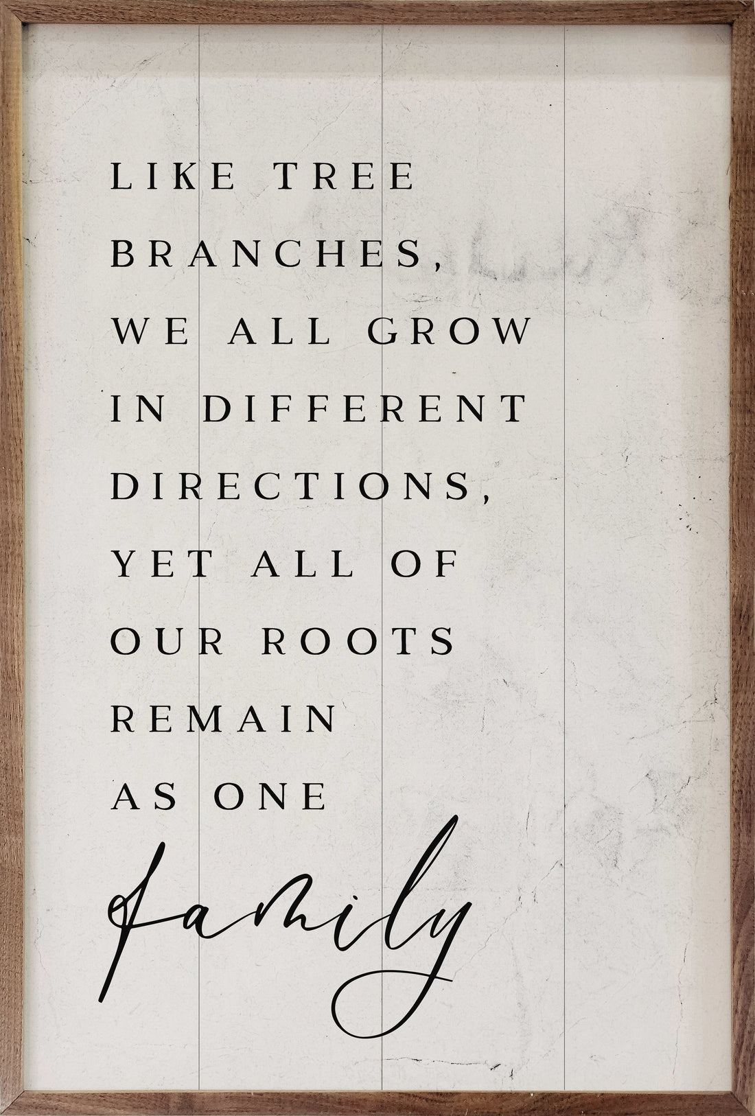 Family Branches Whitewash