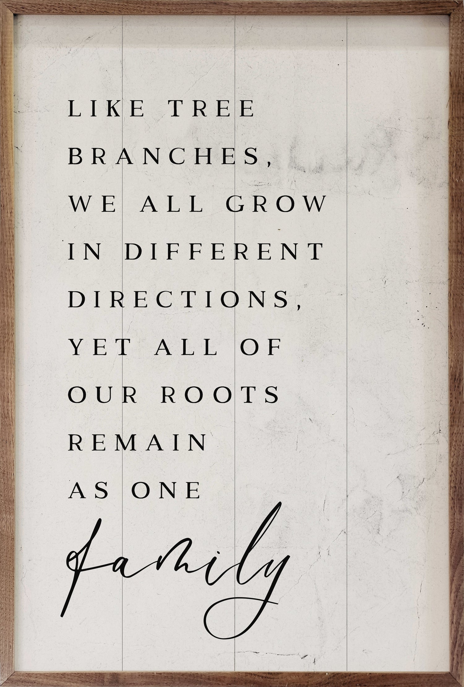 Family Branches Whitewash