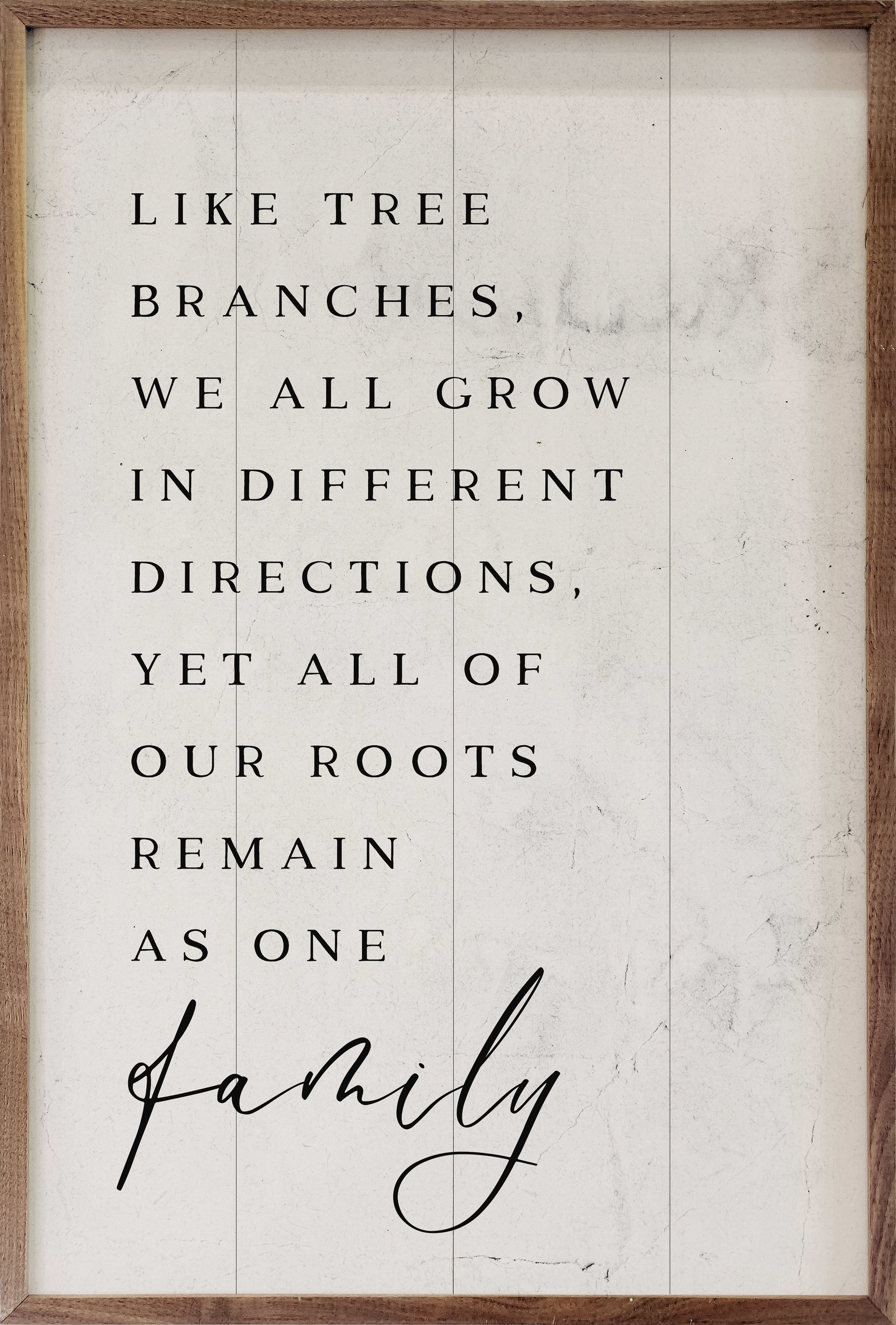 Family Branches Whitewash