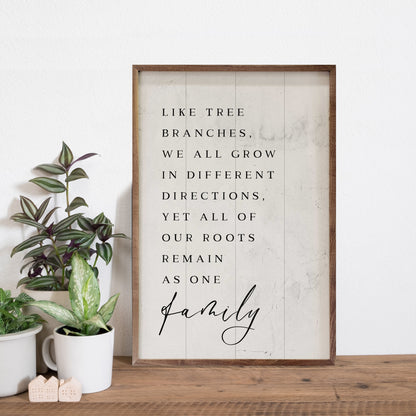 Family Branches Whitewash