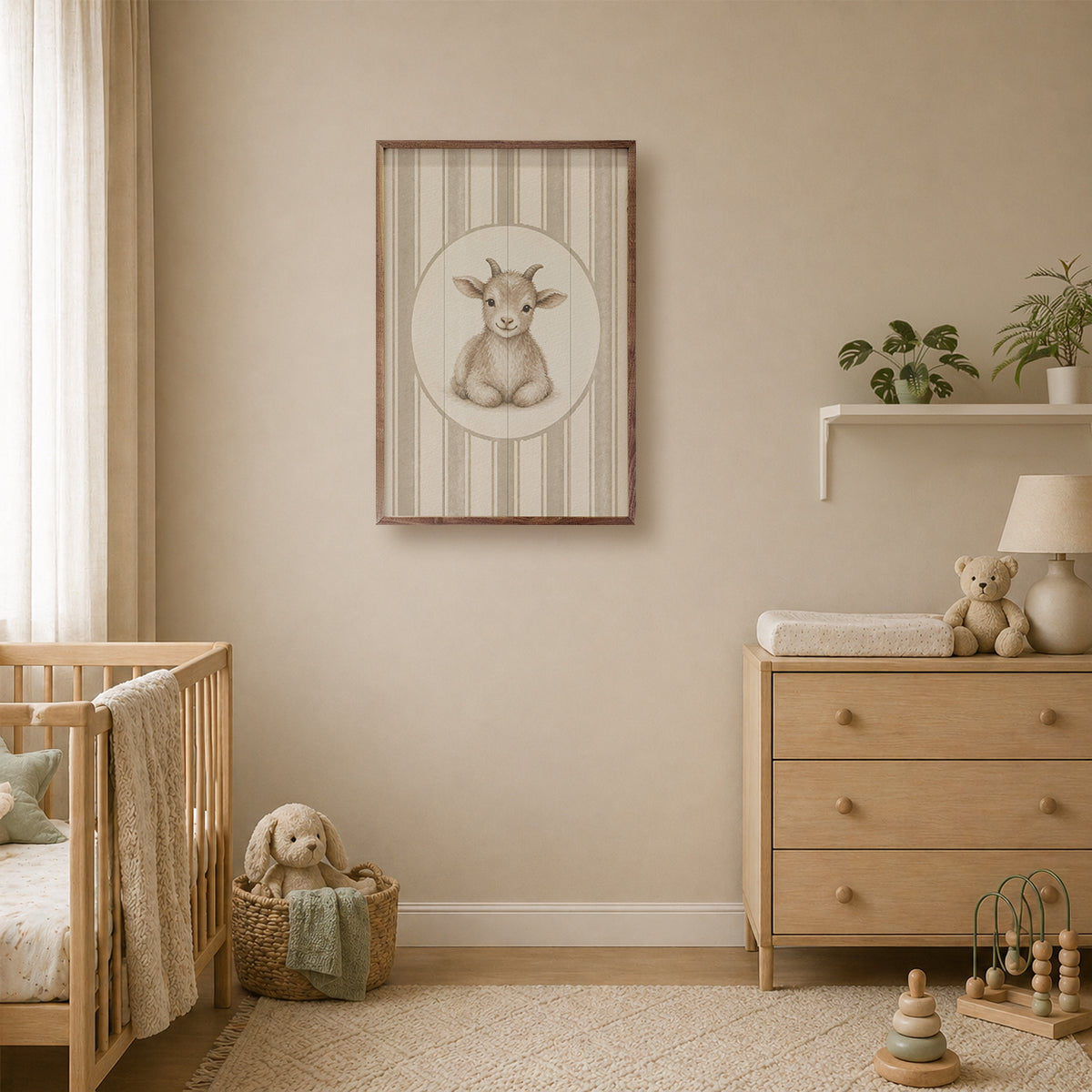 Farm Charm Strip Goat