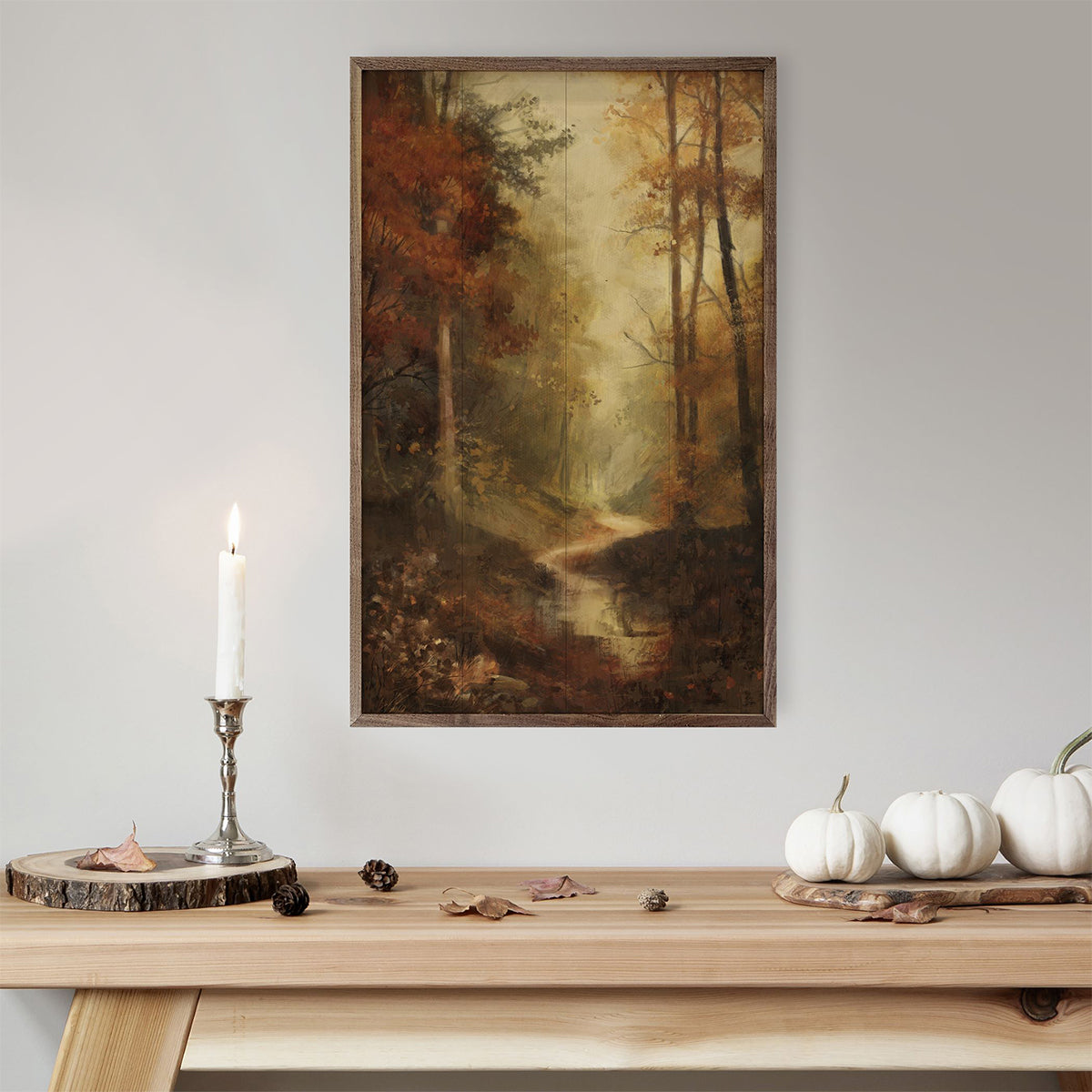 Vintage Fall Landscape 1 By Nina Blue
