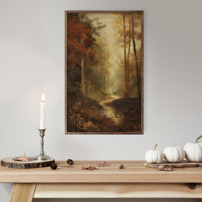 Vintage Fall Landscape 1 By Nina Blue