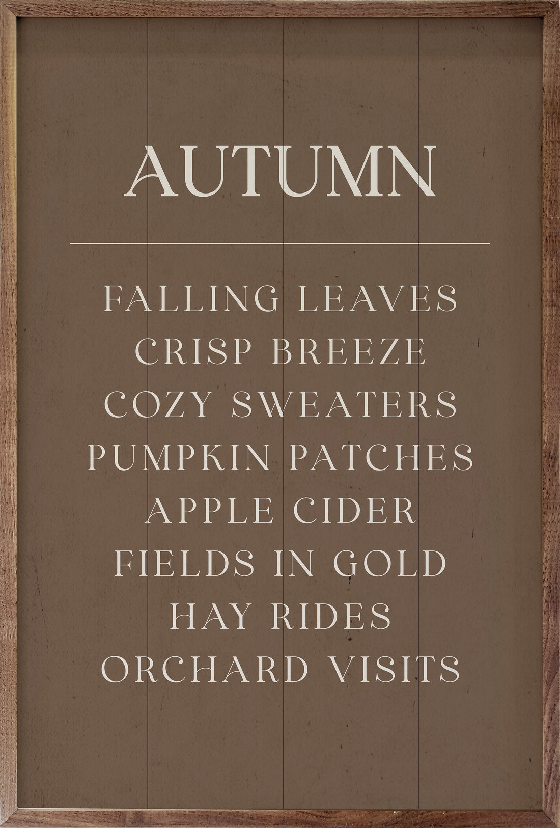 Autumn Comforts