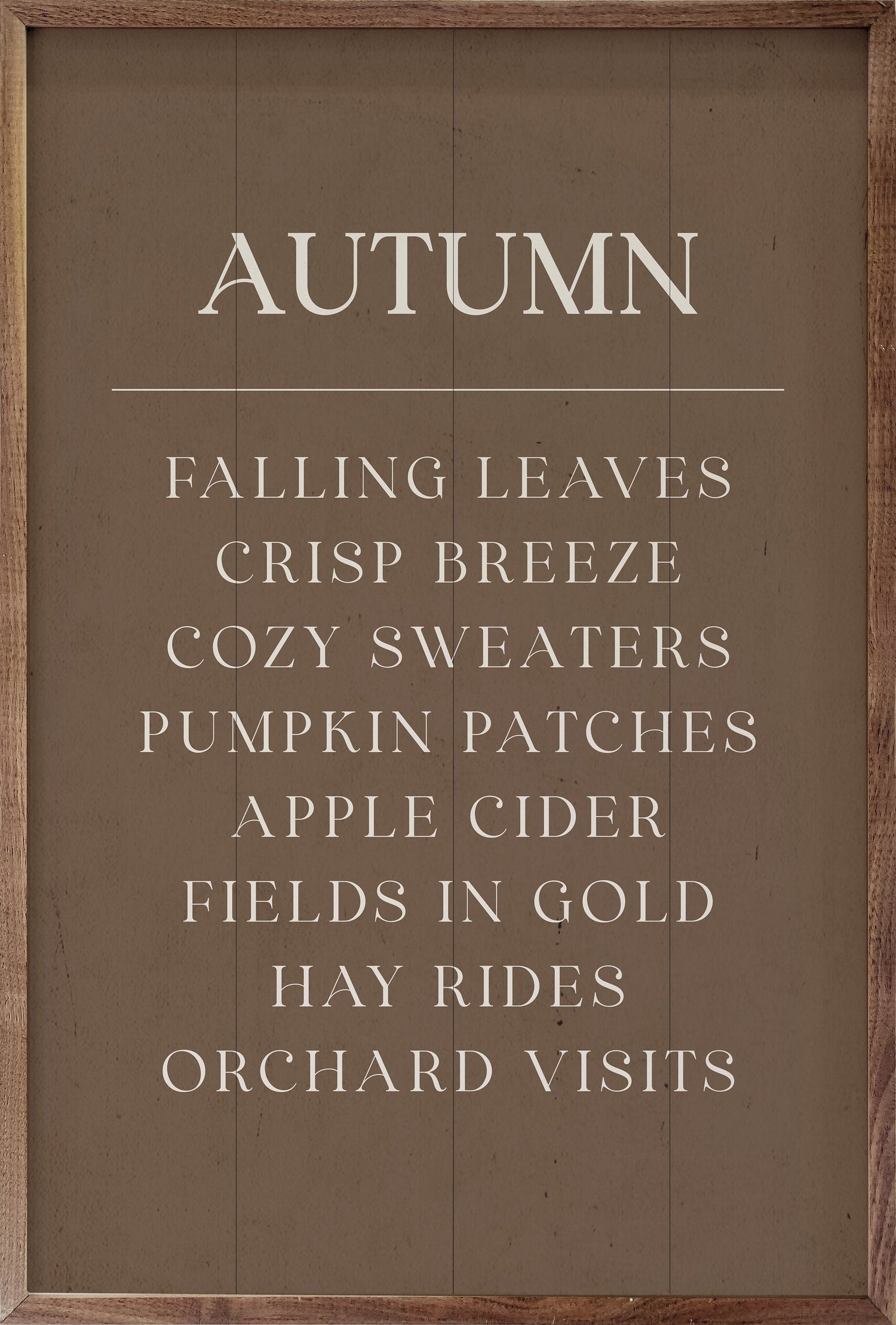 Autumn Comforts