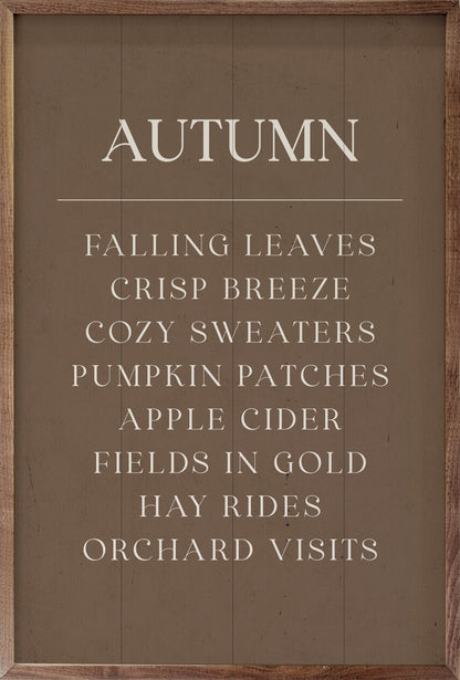 Autumn Comforts