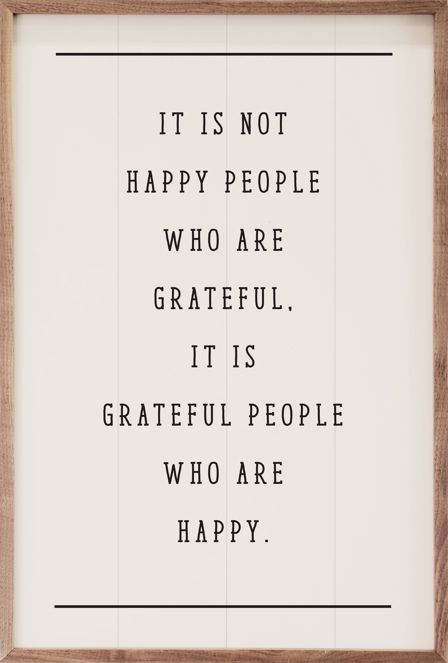 Grateful People Who Are Happy White