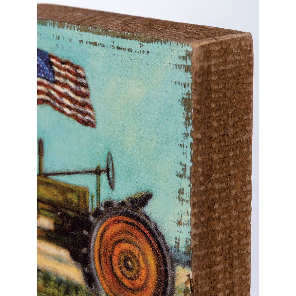 Tractor with Flag Block