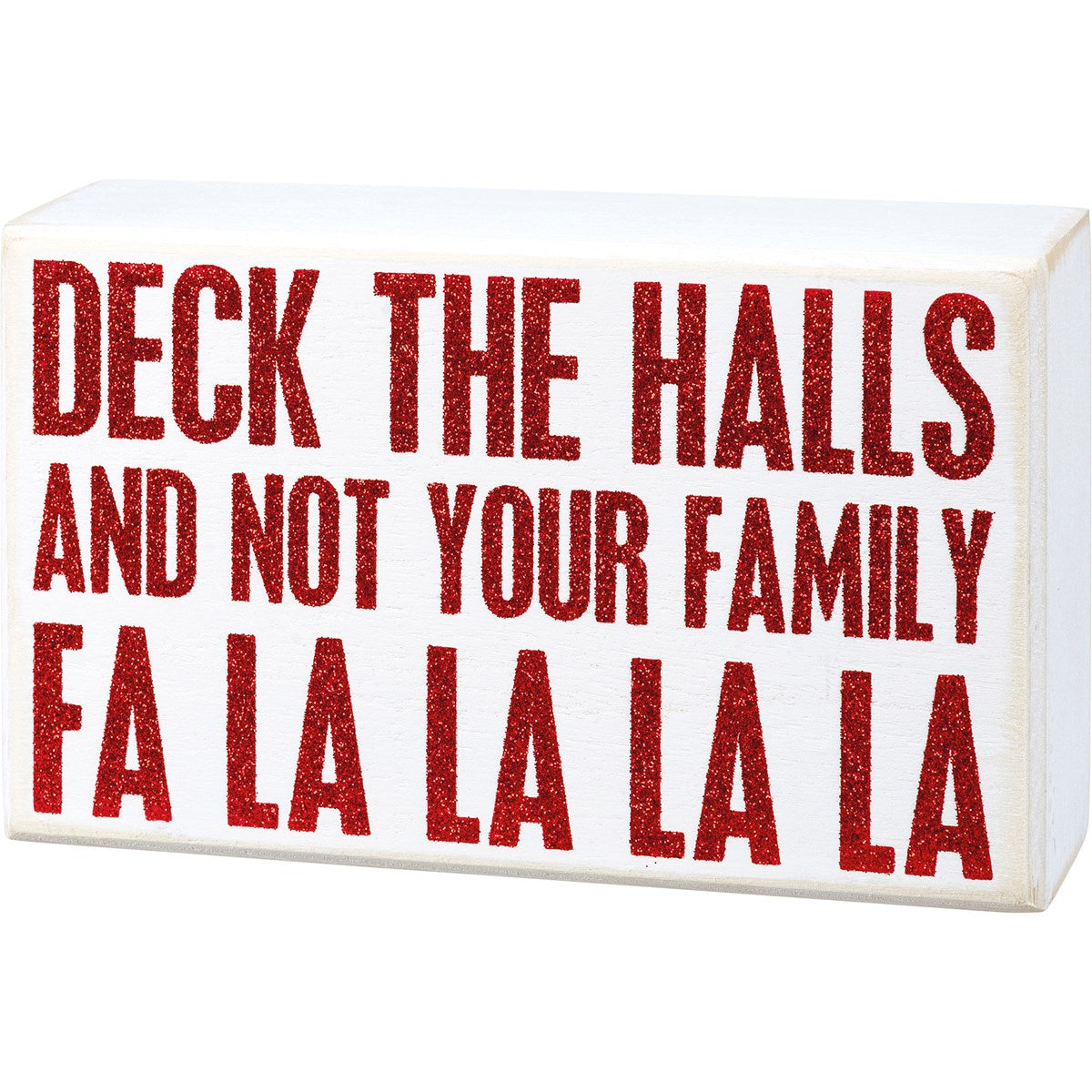 Deck The Halls Box Sign