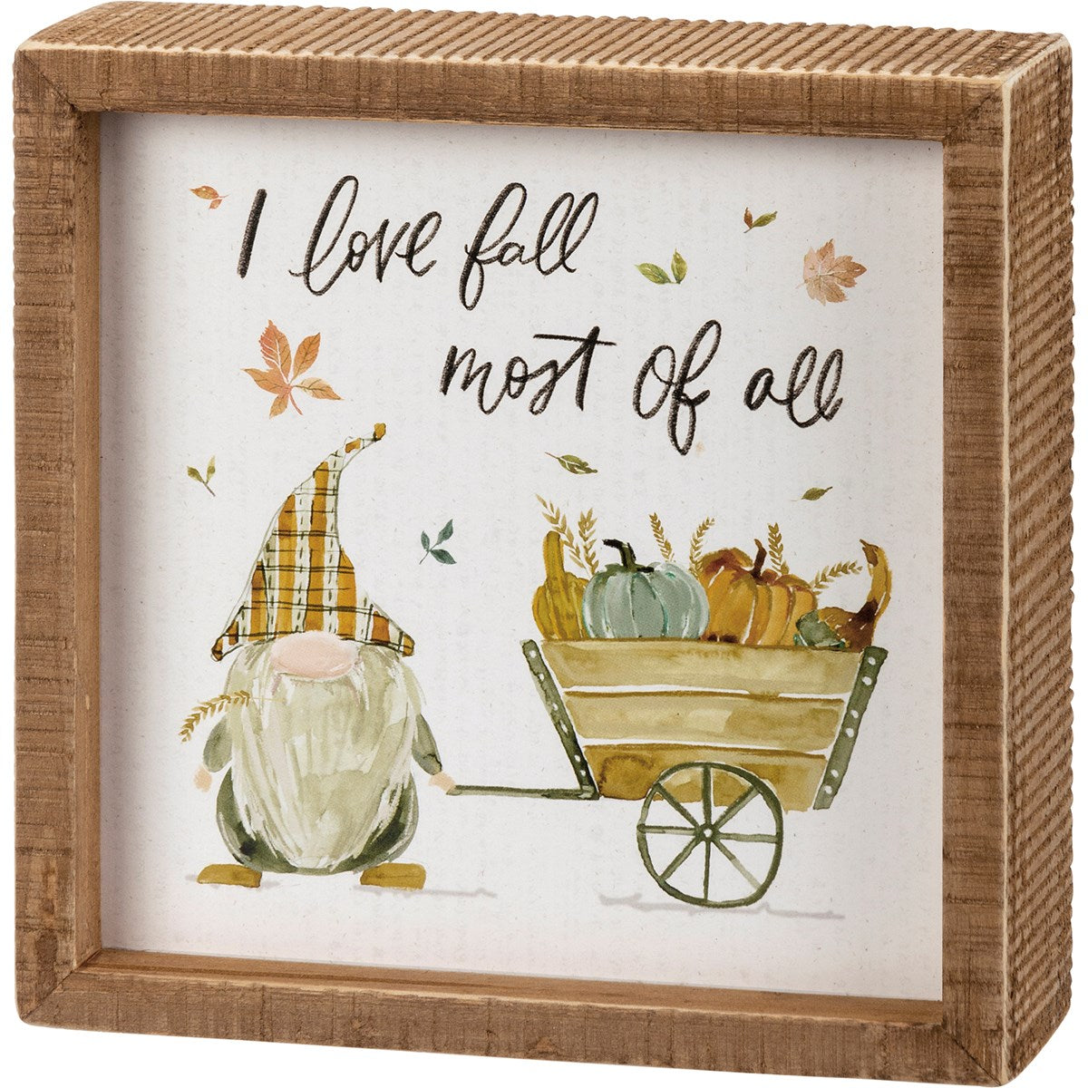 I Love Fall Box Sign