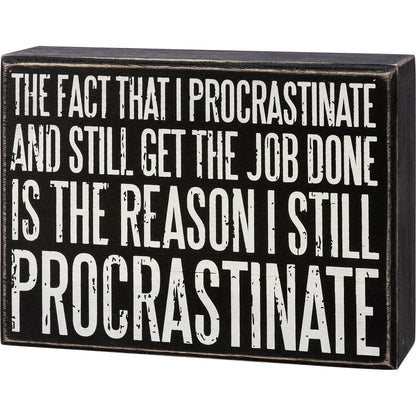 Still Procrastinate