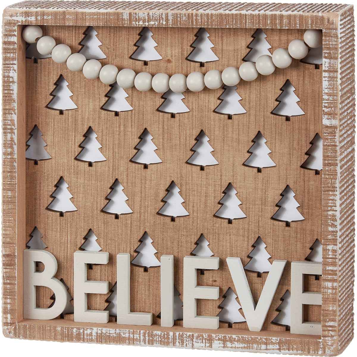 Believe Bead Box Sign