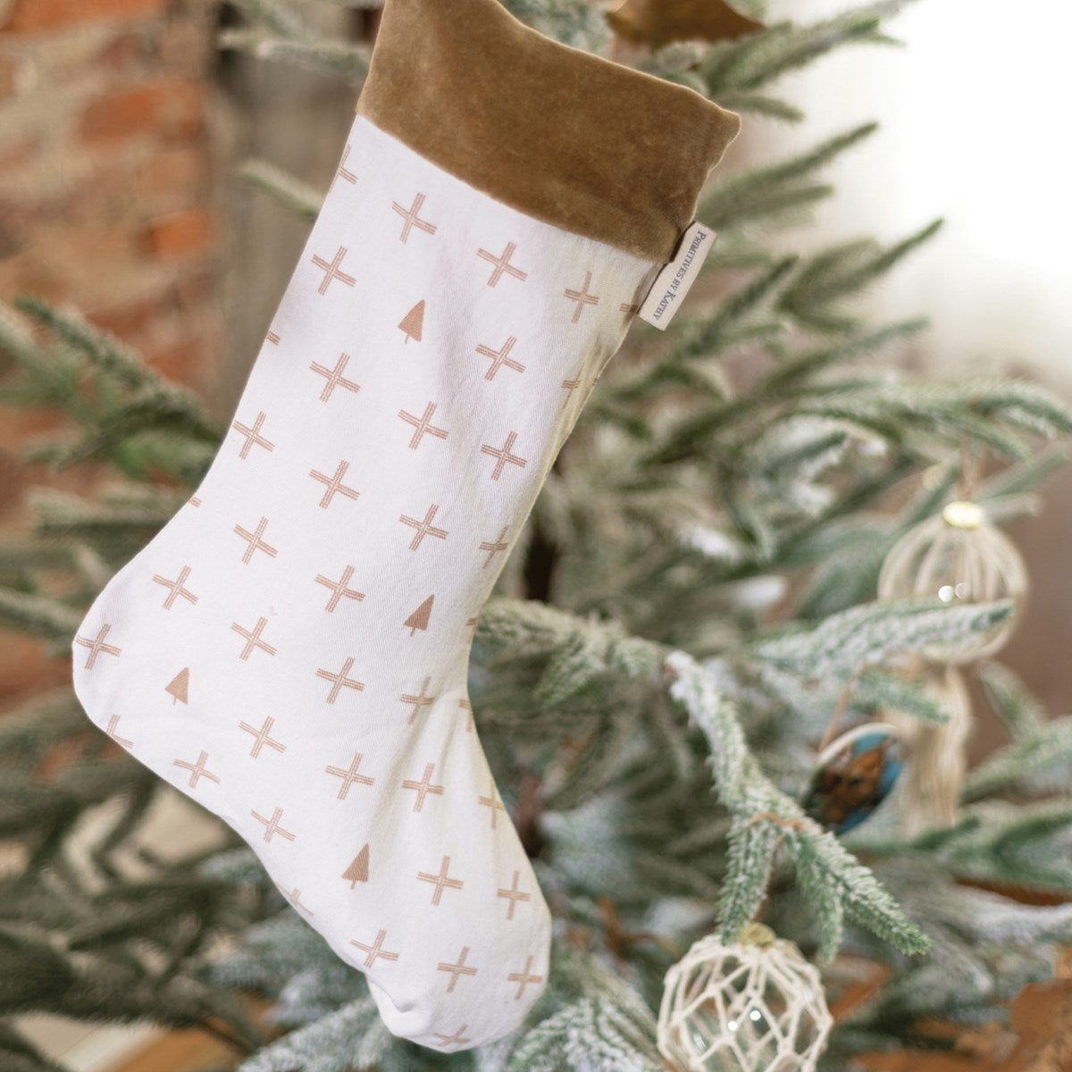 Mudcloth Tree Stocking