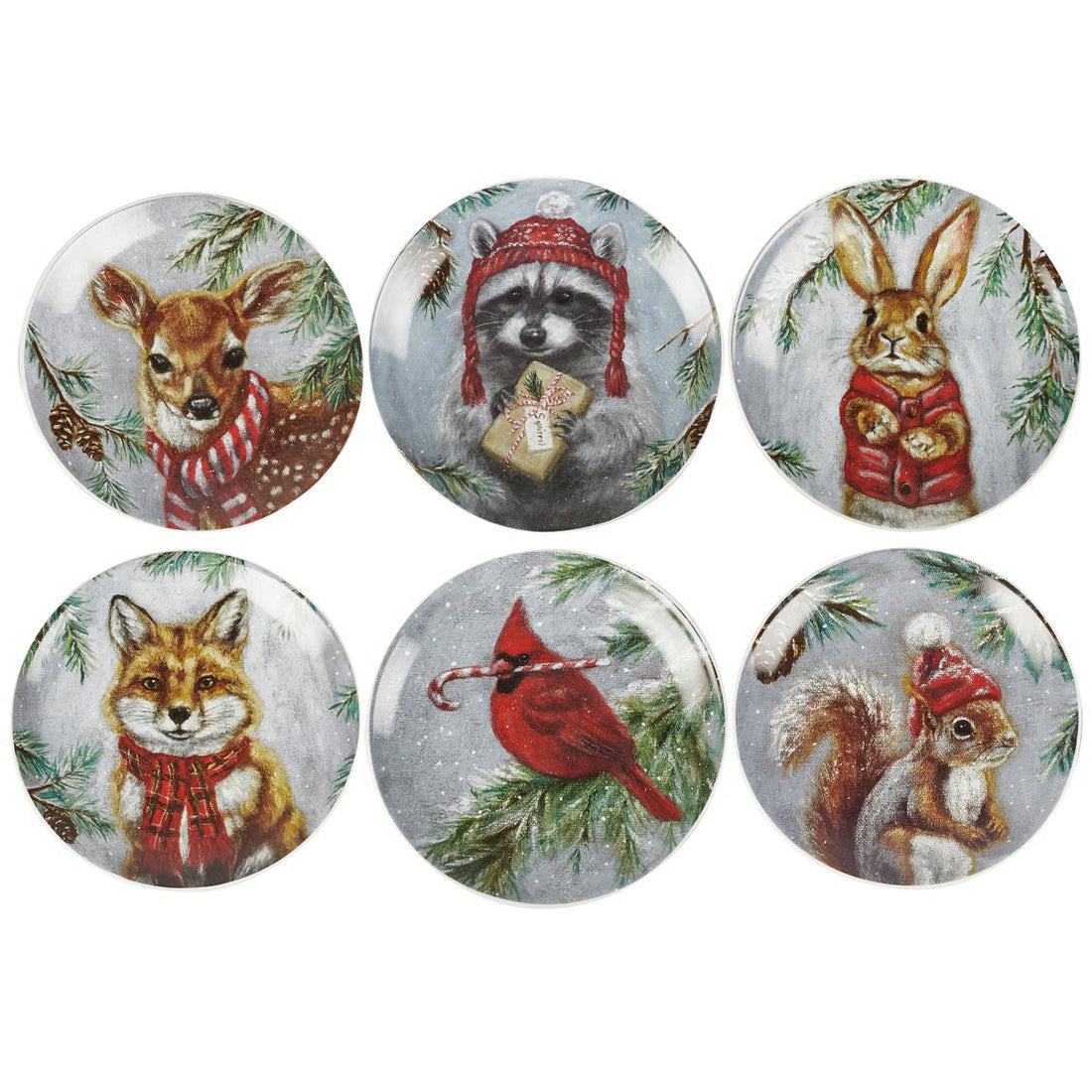 Winter Animal Plate