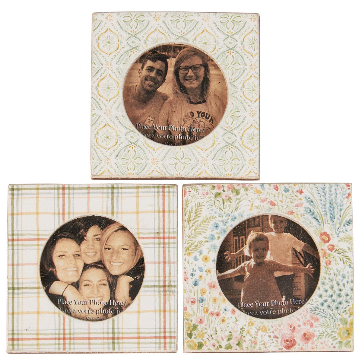 Floral Photo Magnet Set