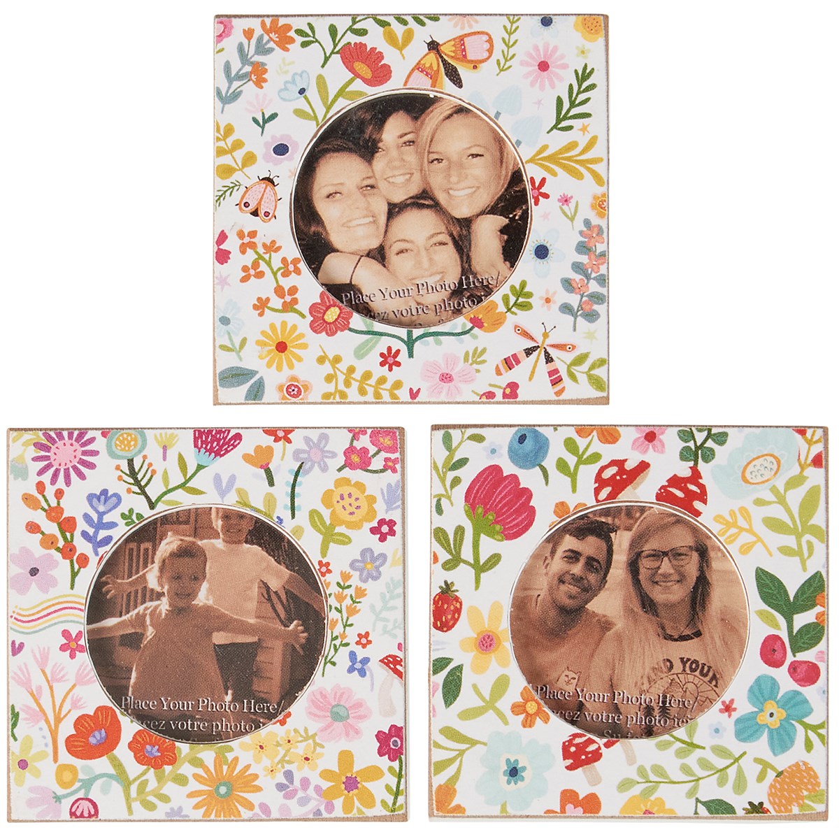 Floral Photo Magnet Set