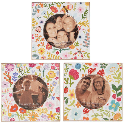 Floral Photo Magnet Set