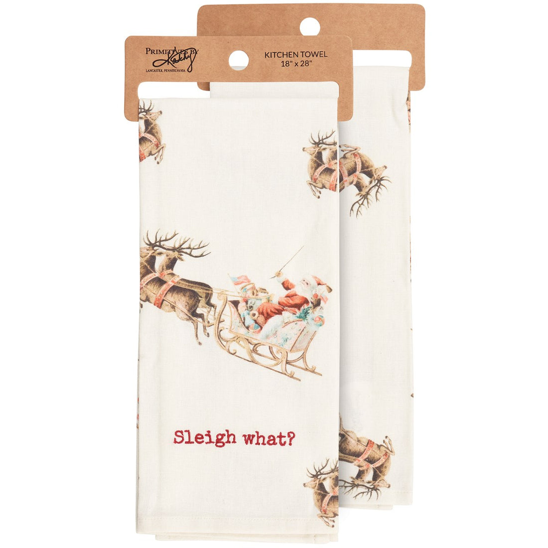 Sleigh What? Kitchen Towel