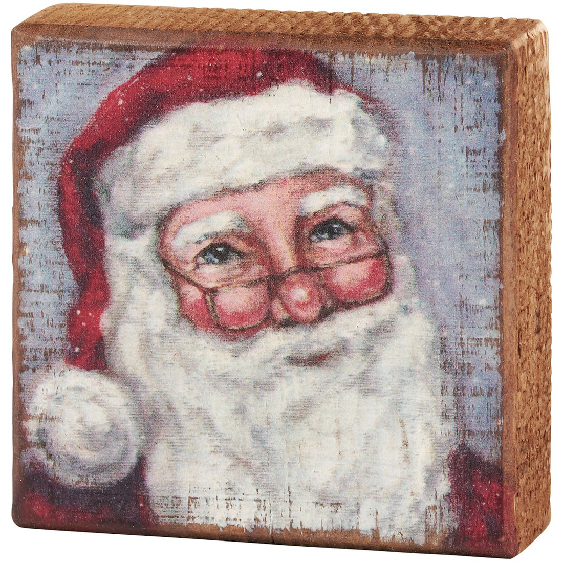 Santa Block Sign