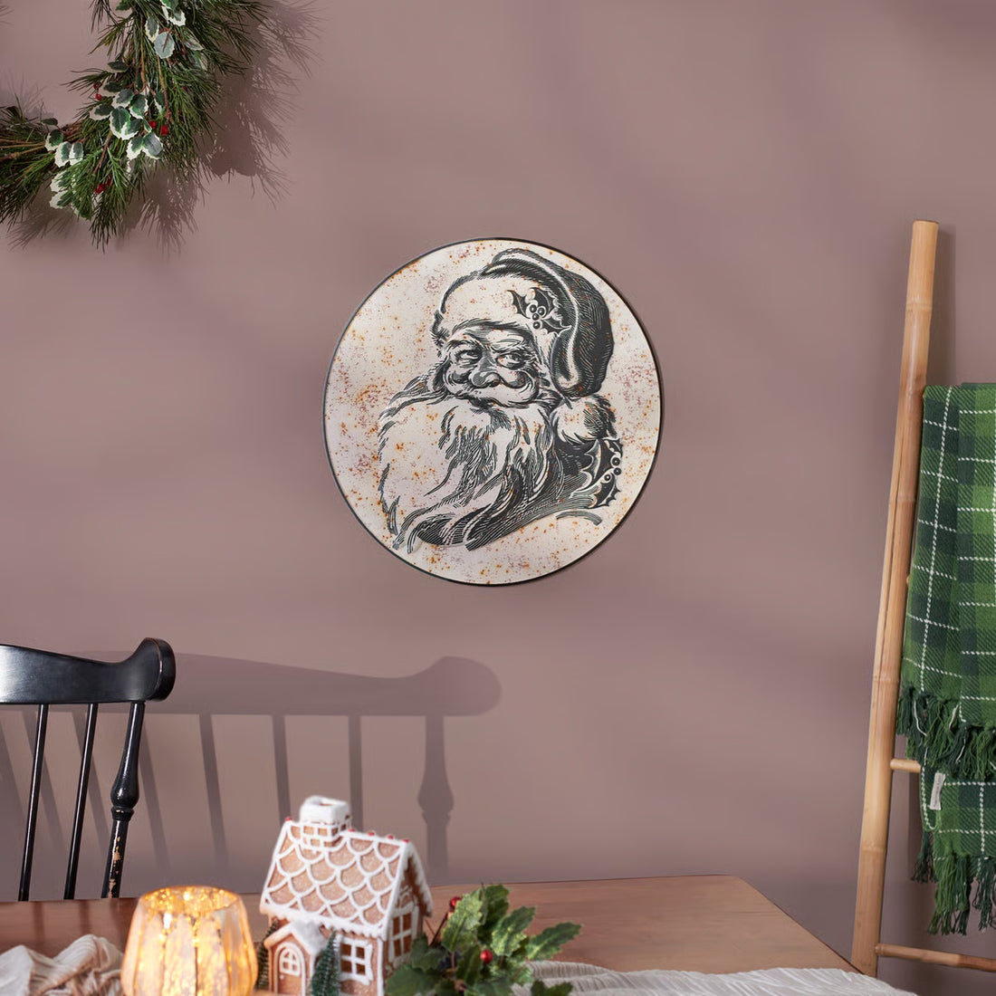 Vintage Santa Sign