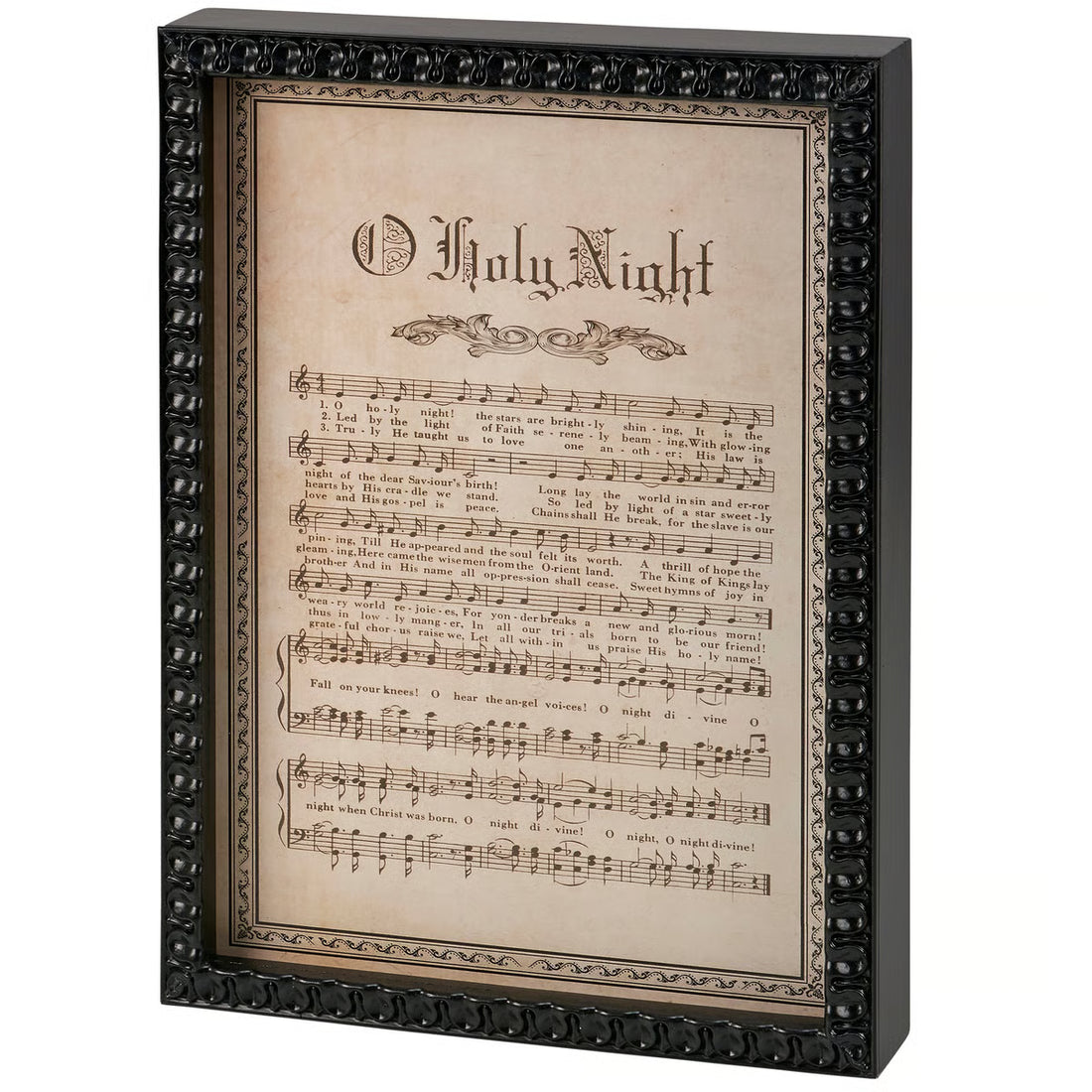 O Holy Night Box Sign