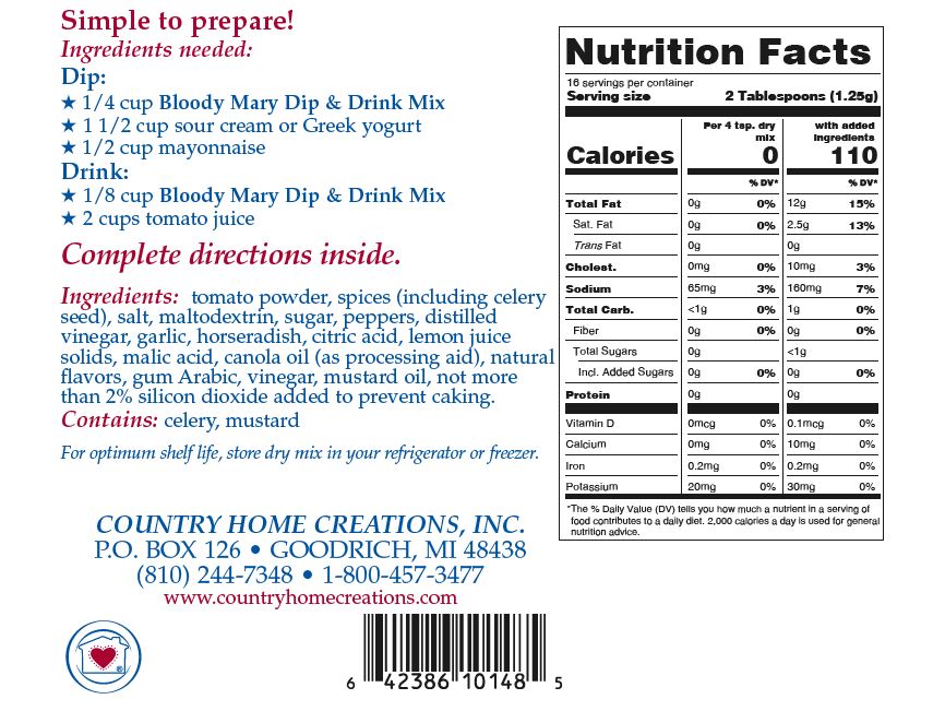 Bloody Mary Dip &amp; Drink Mix