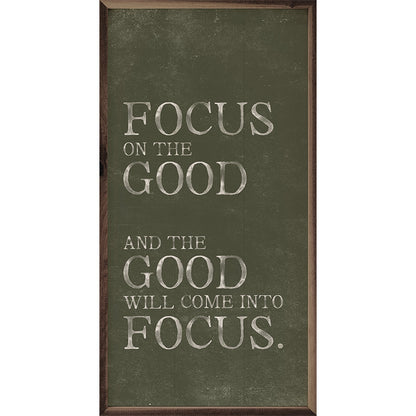 Focus On The Good Green