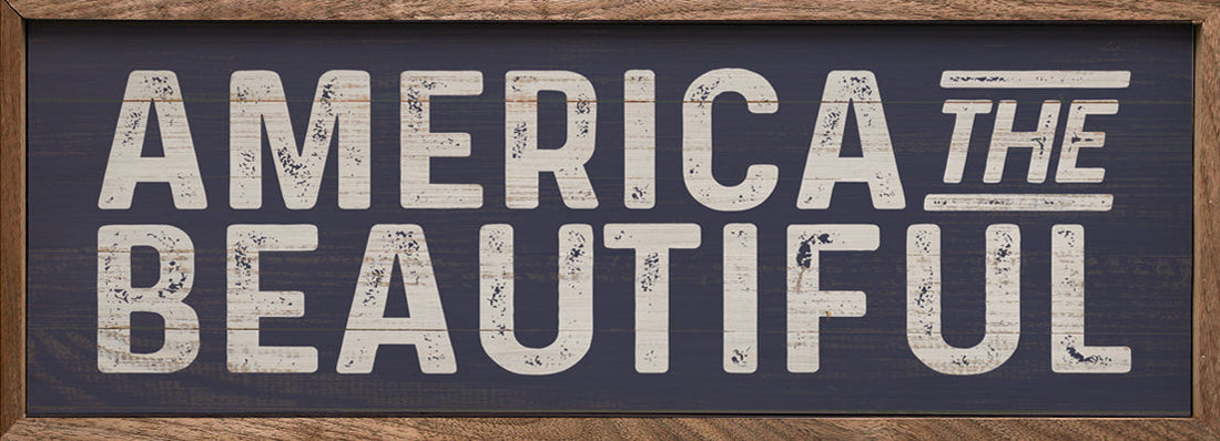 America The Beautiful Blue