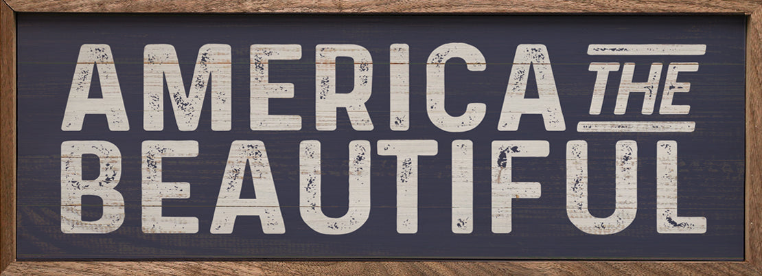 America The Beautiful Blue