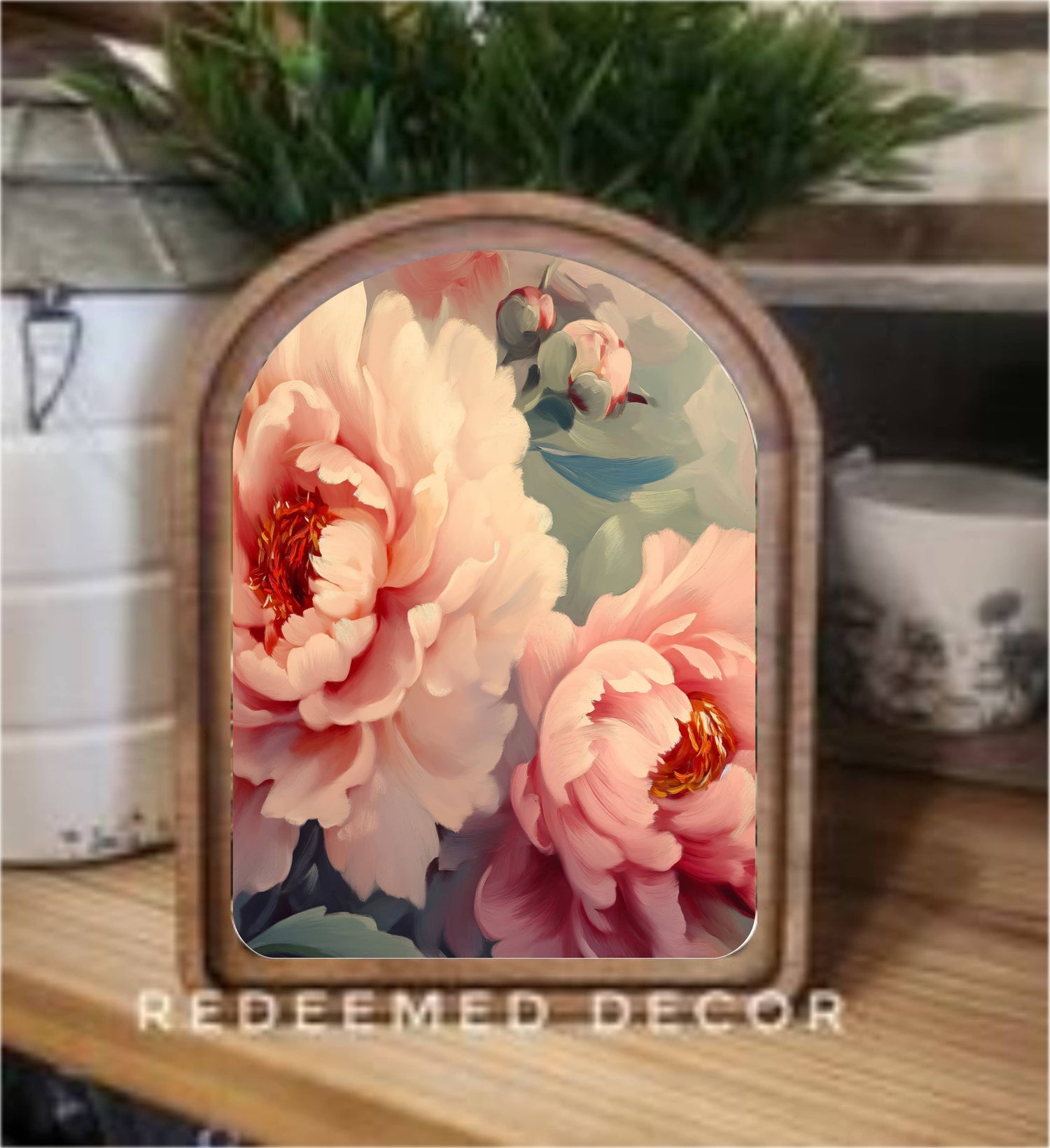 Pink Flowers Framed Art