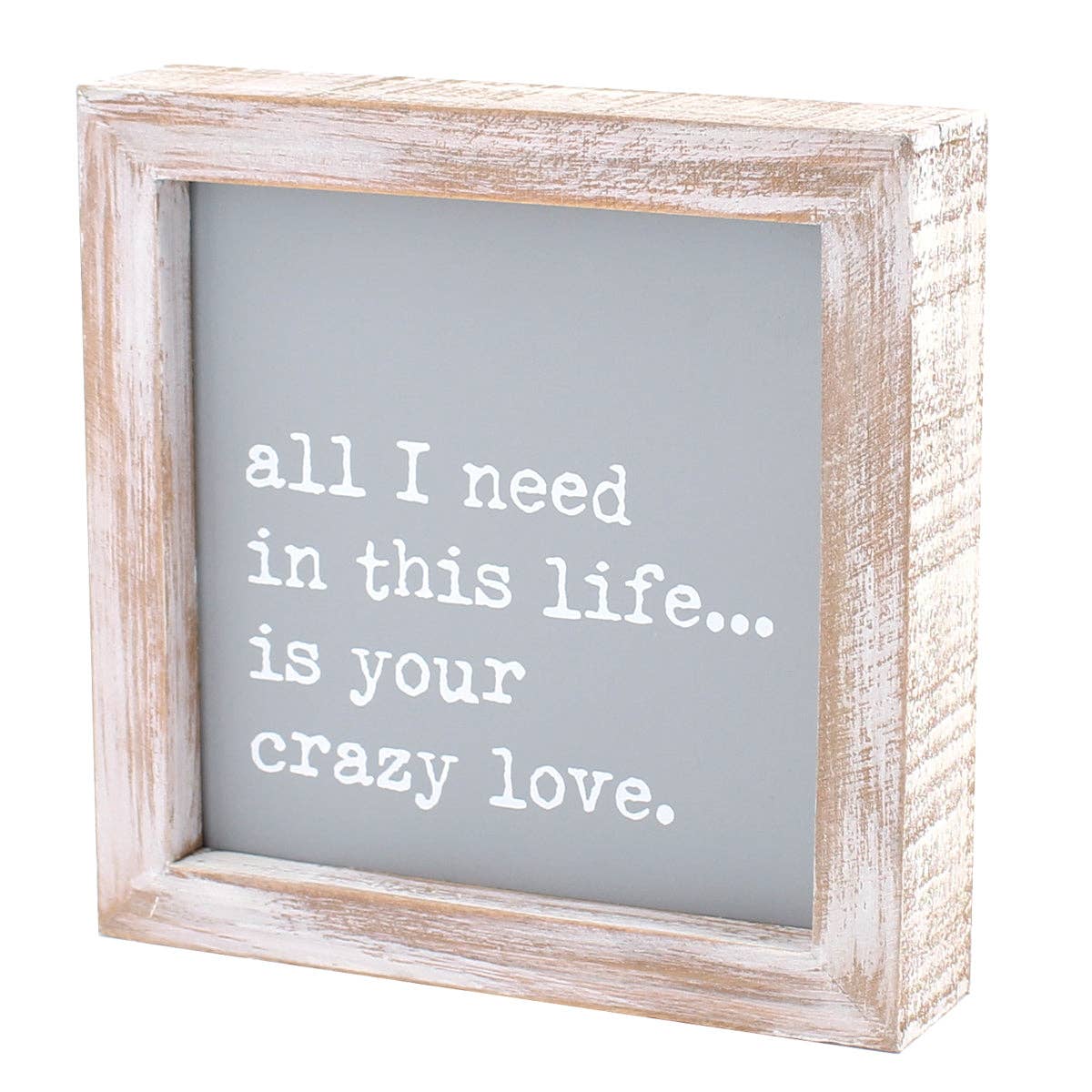 Crazy Love Framed Sign