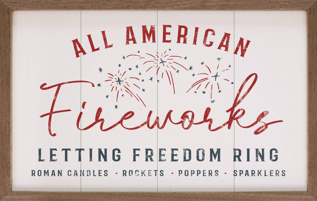 All American Fireworks White