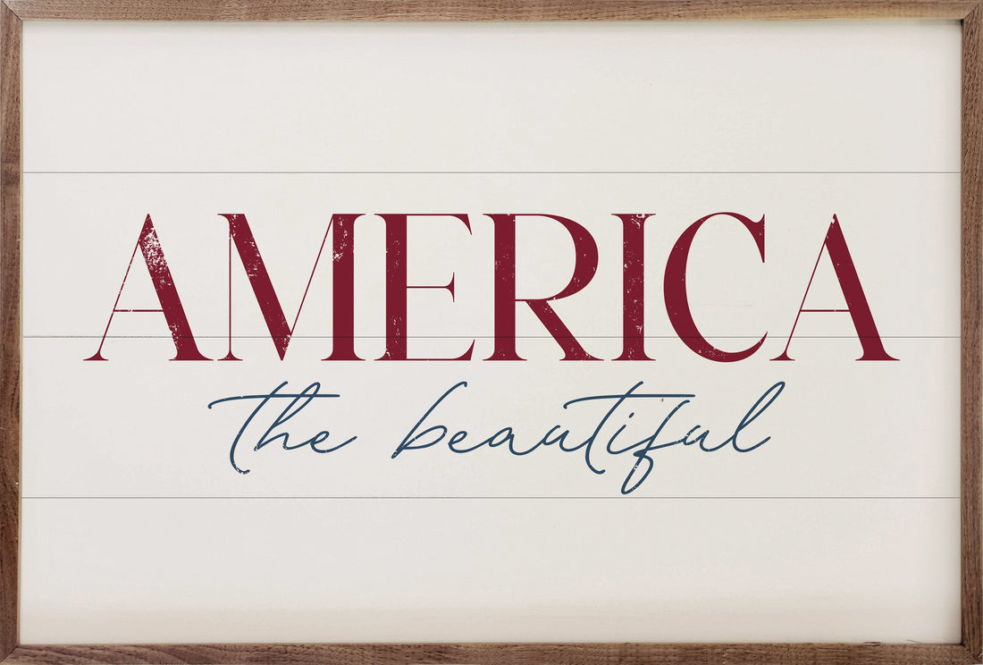 America The Beautiful White