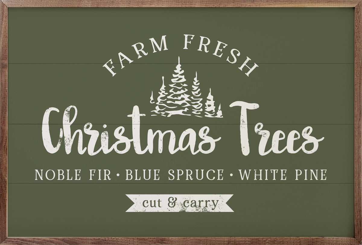 Christmas Trees Cut And Carry Green