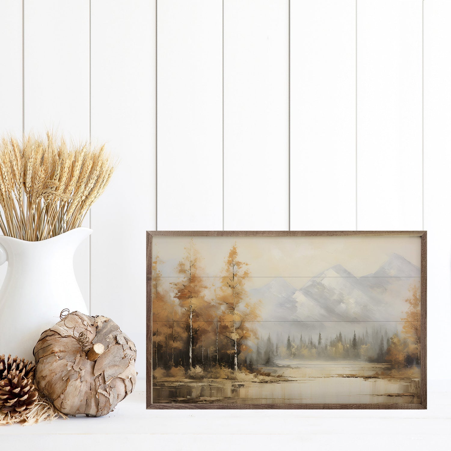 Fall Lake I By Petals Prints Design