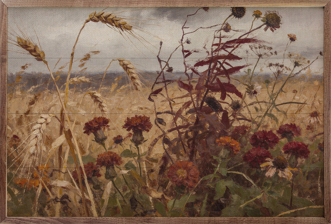 Stormy Auburn Field