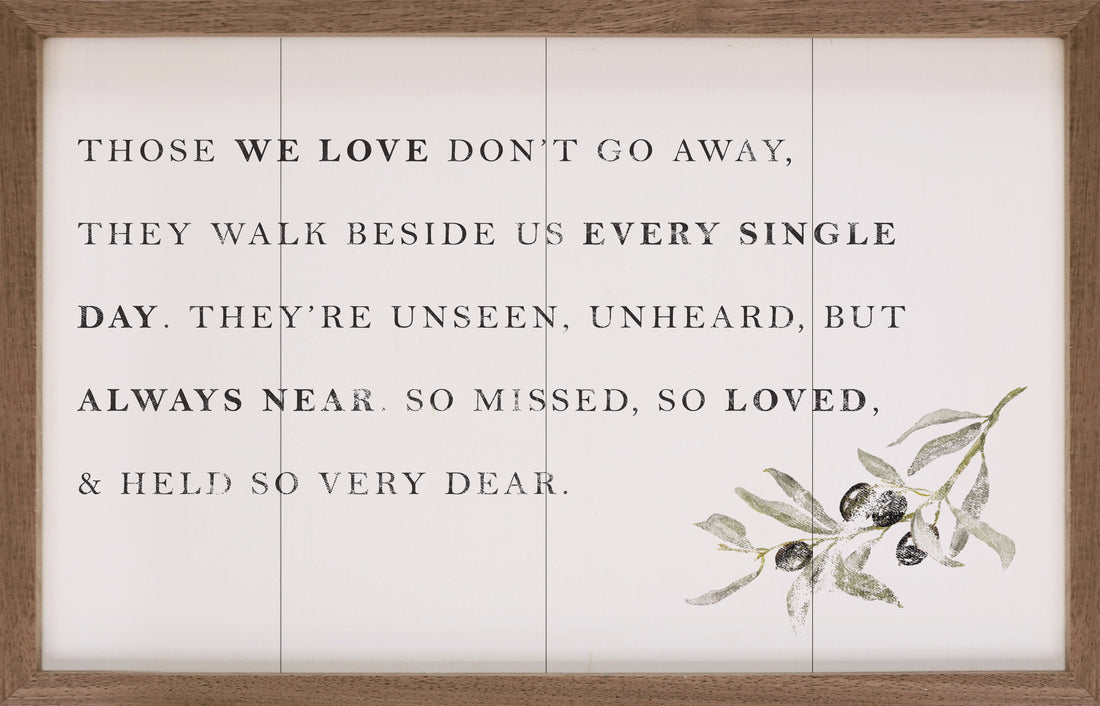 Those We Love Don&