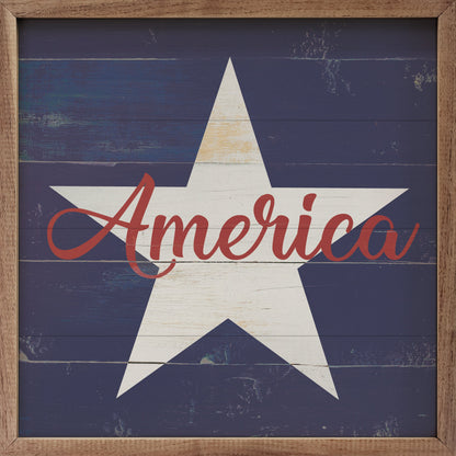 America Star Blue