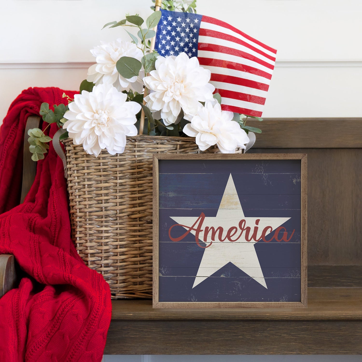 America Star Blue