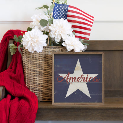 America Star Blue