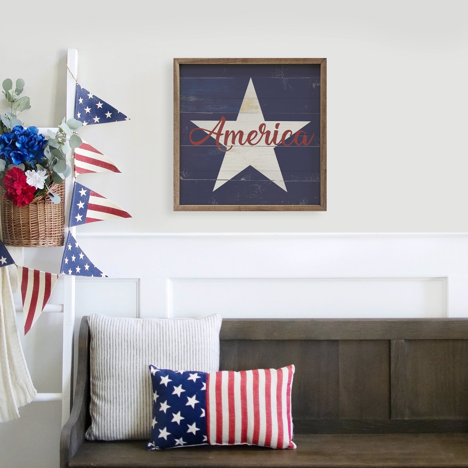 America Star Blue
