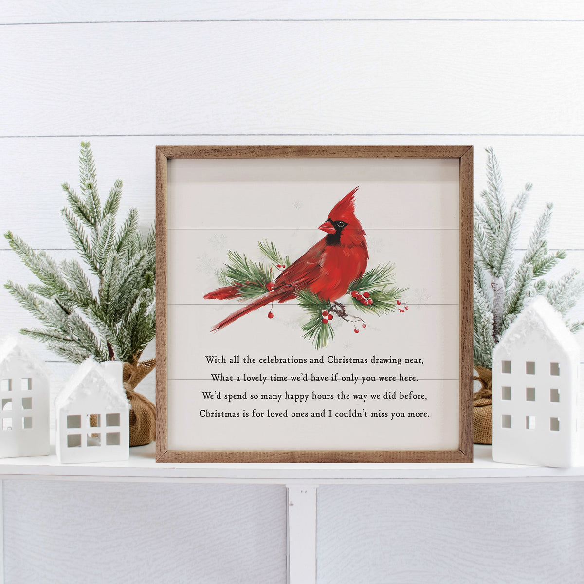 Christmas Drawing Near Cardinal White