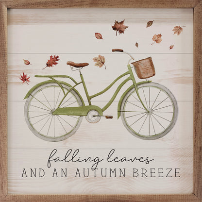 Falling Leaves Bike Whitewash